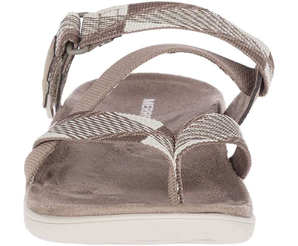 Merrell Sandals Grey - District Mendi Thong - Womens 05QSWFUZK